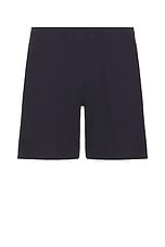 Mister Green Crochet Track Shorts in Navy, view 1, click to view large image.