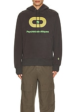 Mister Green Psychedathletiques Hoodie in Black, view 3, click to view large image.