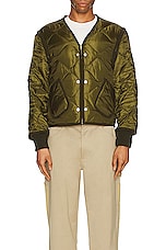 Mister Green M-65 Varsity Liner in Olive, view 4, click to view large image.