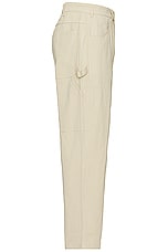 Mister Green Utility Pant in Vintage White, view 3, click to view large image.