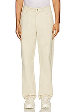 Mister Green Utility Pant in Vintage White, view 6, click to view large image.