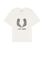 Mister Green 84 Victory Tee in White, view 1, click to view large image.