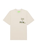 Mister Green P.O.W. Tee in Desert, view 2, click to view large image.