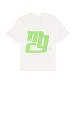 Mister Green Iconic Tee in White, view 1, click to view large image.