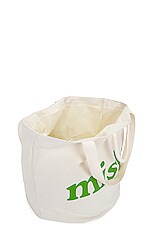 Mister Green Round Grow Pot Large Tote Bag in Natural, view 4, click to view large image.
