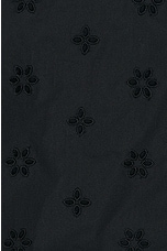 Matteau Broderie Strapless Dress in Floral Broderie Black, view 4, click to view large image.