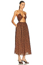 Matteau Bandeau Tie Dress in Marigold, view 2, click to view large image.