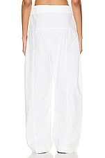 Matteau Fisherman Drawcord Pant in White, view 3, click to view large image.