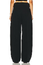 Matteau Fisherman Drawcord Pant in Black, view 3, click to view large image.