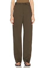 Matteau Utility Trouser in Olive, view 1, click to view large image.