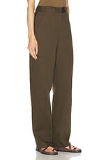 Matteau Utility Trouser in Olive, view 2, click to view large image.