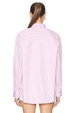 Matteau Classic Stripe Shirt in Sorbet Stripe, view 3, click to view large image.