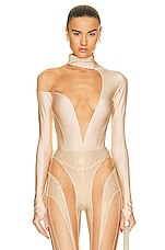 今日だけ価格！　pois warm sheer bodysuit 【white】 White Sheer Mesh Bodysuit – Flex All Day