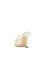 Mugler Mule Pump in Tan, view 3, click to view large image.