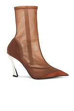 Mugler Ankle Boot in Cinnamon, view 1, click to view large image.