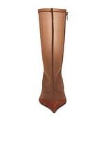Mugler Ankle Boot in Cinnamon, view 4, click to view large image.
