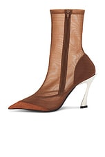 Mugler Ankle Boot in Cinnamon, view 5, click to view large image.
