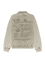 Maison MIHARA YASUHIRO Bleached Pullover in Beige, view 2, click to view large image.