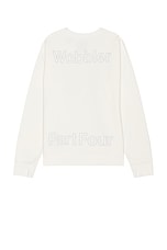 Maison MIHARA YASUHIRO Cat Printed Pullover in White, view 2, click to view large image.