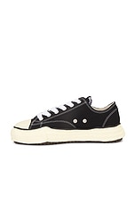 Maison MIHARA YASUHIRO Peterson Low Original Vintage Color Sole Canvas Low-Top Sneaker in Black, view 5, click to view large image.