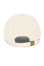 Museum of Peace and Quiet Wordmark Dad Hat in Bone, view 2, click to view large image.