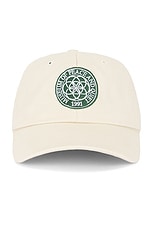 Museum of Peace and Quiet Wellness Center Dad Hat in Bone, view 1, click to view large image.