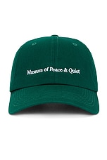 Museum of Peace and Quiet Mopq Dad Hat in Pine, view 1, click to view large image.