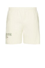 Museum of Peace and Quiet Simple Living Sweatshorts in Bone, view 1, click to view large image.