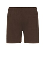 Museum of Peace and Quiet Simple Living Sweatshorts in Brown, view 2, click to view large image.