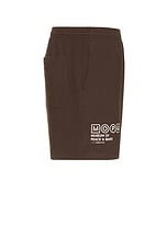 Museum of Peace and Quiet Simple Living Sweatshorts in Brown, view 3, click to view large image.