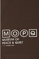 Museum of Peace and Quiet Simple Living Sweatshorts in Brown, view 4, click to view large image.