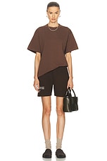 Museum of Peace and Quiet Simple Living Sweatshorts in Brown, view 6, click to view large image.