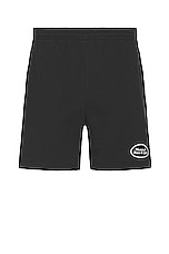 Museum of Peace and Quiet Classic Mopq Sweatshorts in Black, view 1, click to view large image.