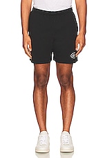 Museum of Peace and Quiet Classic Mopq Sweatshorts in Black, view 3, click to view large image.