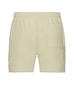 Museum of Peace and Quiet Warped Sweat Shorts in Sage, view 2, click to view large image.