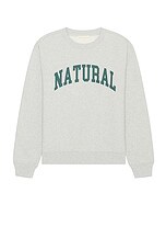 Museum of Peace and Quiet Natural Crewneck in Heather, view 1, click to view large image.