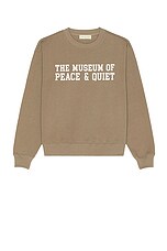 Museum of Peace and Quiet Campus Sweater in Clay, view 1, click to view large image.