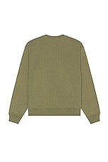Museum of Peace and Quiet Quiet Village Sweater in Olive, view 2, click to view large image.