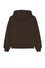 Museum of Peace and Quiet Campus Hoodie in Brown, view 2, click to view large image.