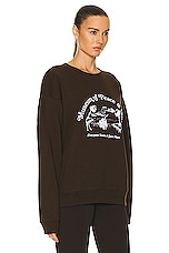 Museum of Peace and Quiet Place Sweater in Brown, view 2, click to view large image.