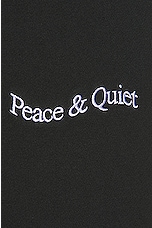 Museum of Peace and Quiet Wordmark Sweatpants in Black, view 5, click to view large image.
