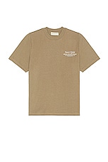 Museum of Peace and Quiet Wellness Program T-shirt in Clay, view 2, click to view large image.