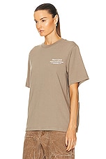 Museum of Peace and Quiet Wellness Program T-shirt in Clay, view 3, click to view large image.