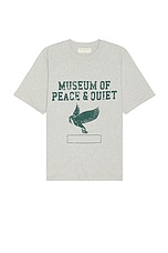 Museum of Peace and Quiet P.E. T-Shirt in Heather, view 1, click to view large image.