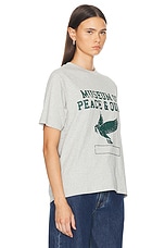 Museum of Peace and Quiet P.E. T-Shirt in Heather, view 2, click to view large image.