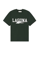 Museum of Peace and Quiet Laguna T-Shirt in Forest, view 1, click to view large image.