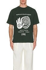Museum of Peace and Quiet Mano Curativa T-Shirt in Forest, view 3, click to view large image.