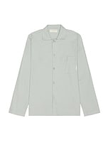 Museum of Peace and Quiet Lounge Pajama Shirt in Sage, view 1, click to view large image.