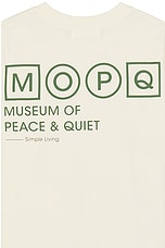 Museum of Peace and Quiet Simple Living T-Shirt in Bone, view 3, click to view large image.