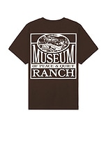 Museum of Peace and Quiet Museum Ranch T-Shirt in Brown, view 1, click to view large image.